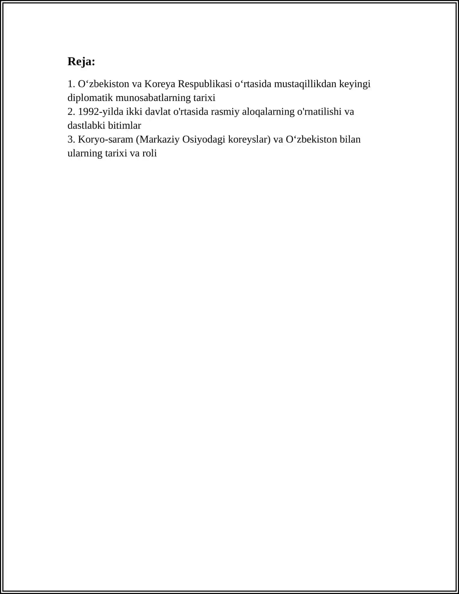 OZBEKISTON VA KOREYA RESPUBLIKASI ORTASIDA TARIXIY HAMKORLIK 3