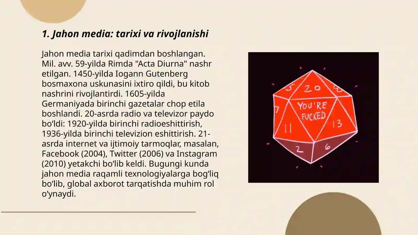 Jahon media va axborot makonida raqobat muhiti 3