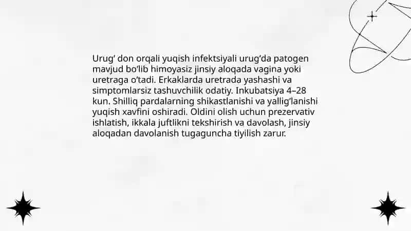 Malyuska soʻgal qoʻzgʻatuvchisi yuqish yoʻllari 3