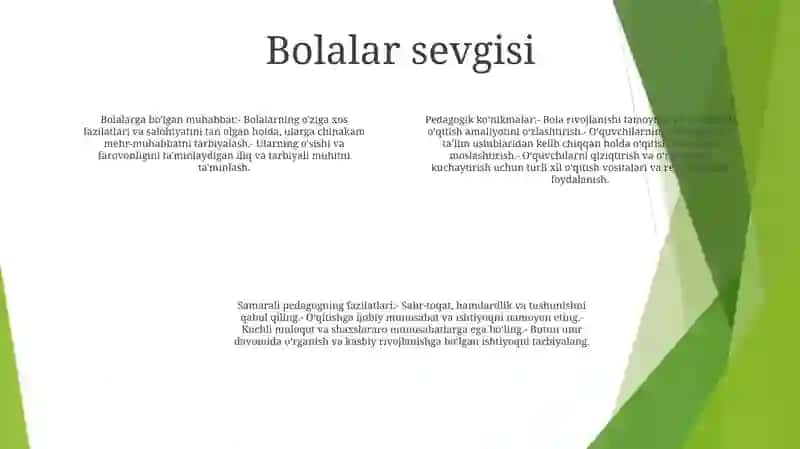 Pedagog Shaxsi Va Unga Qo'Yiladigan Talablari 3