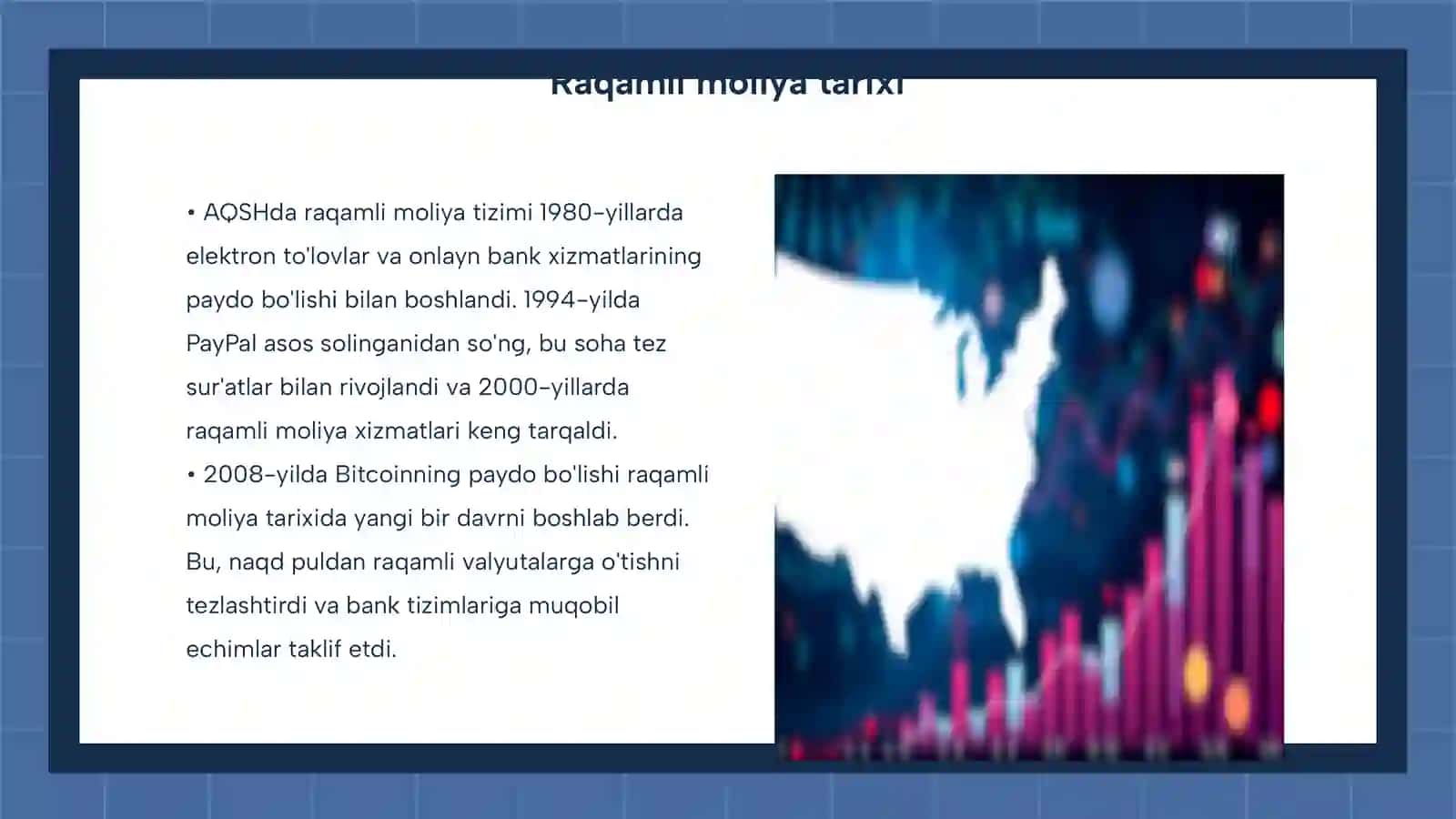 Raqamli moliya tizimi AQSH davlatida 3