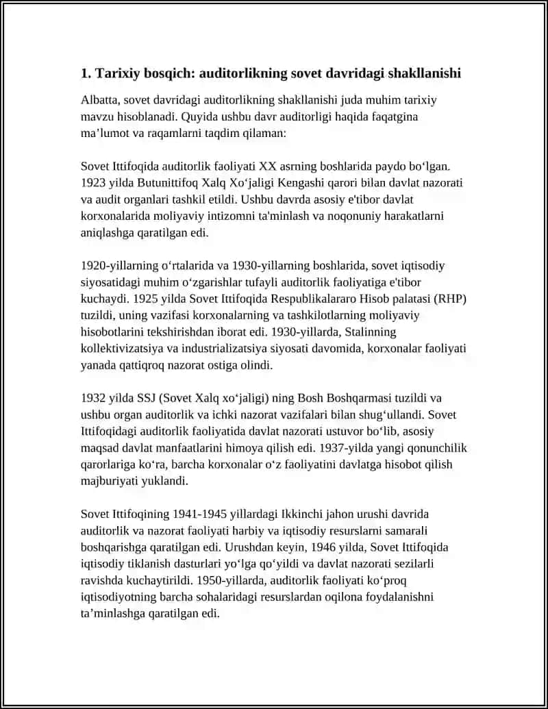 ÒZBEKISTONDA AUDITORLIK FAOLIYATINING HUQUQIY RIVOJLANISH BOSQICHLARI 3