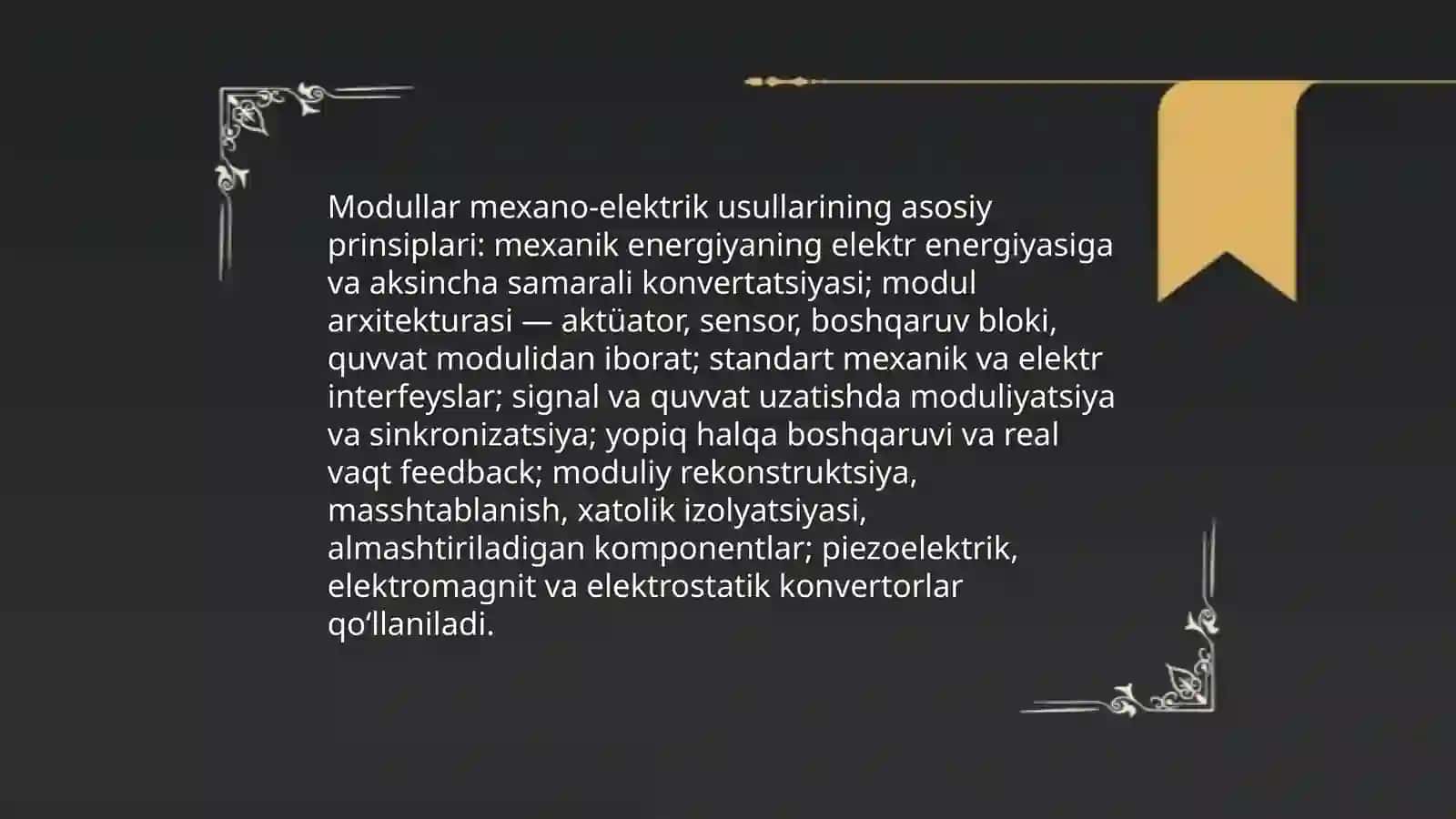 Modullar ussullari 3