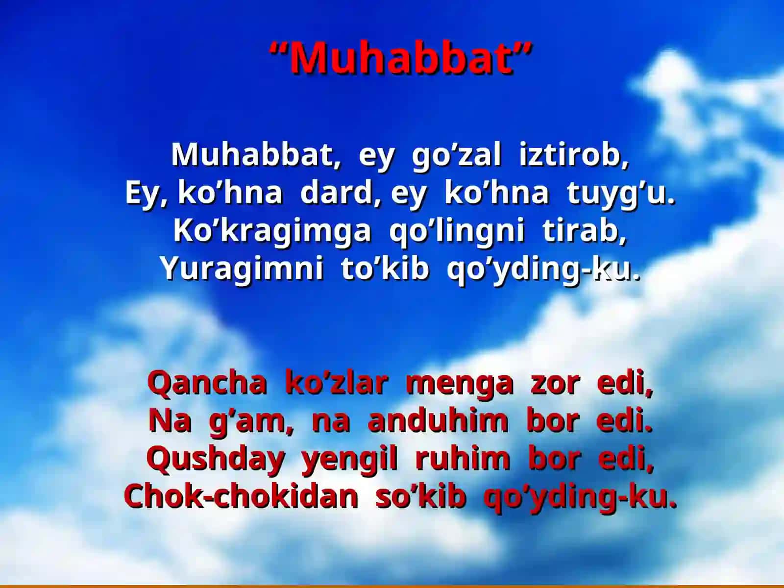 Muhammad Yusuf she`riyat shaydolari qalbida mangubarhayot 3