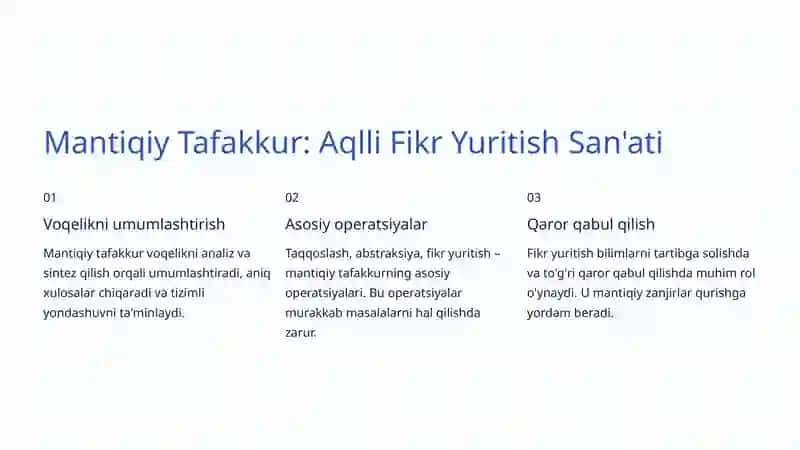 Mantiqiy va Ijodiy Tafakkur: Inson Aqlining Ikkita Qudrati 3