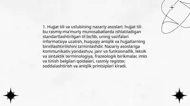 Hujjat tili va uslubi 3