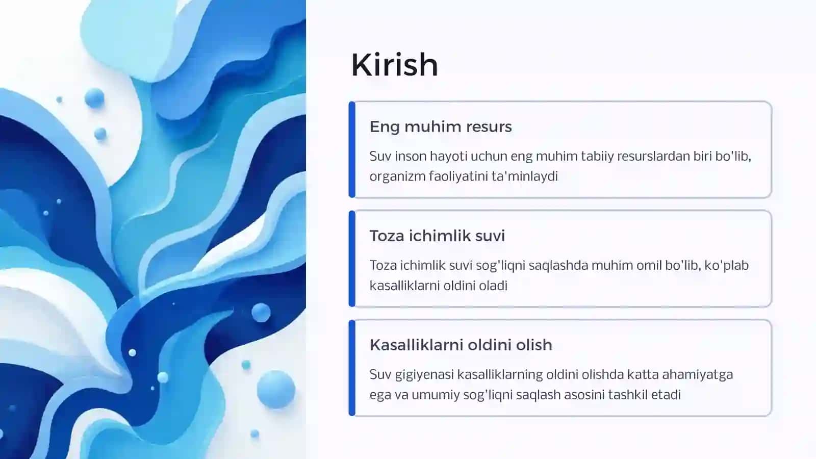 Suv gigiyenasi va aholini suv bilan ta'minlash 3