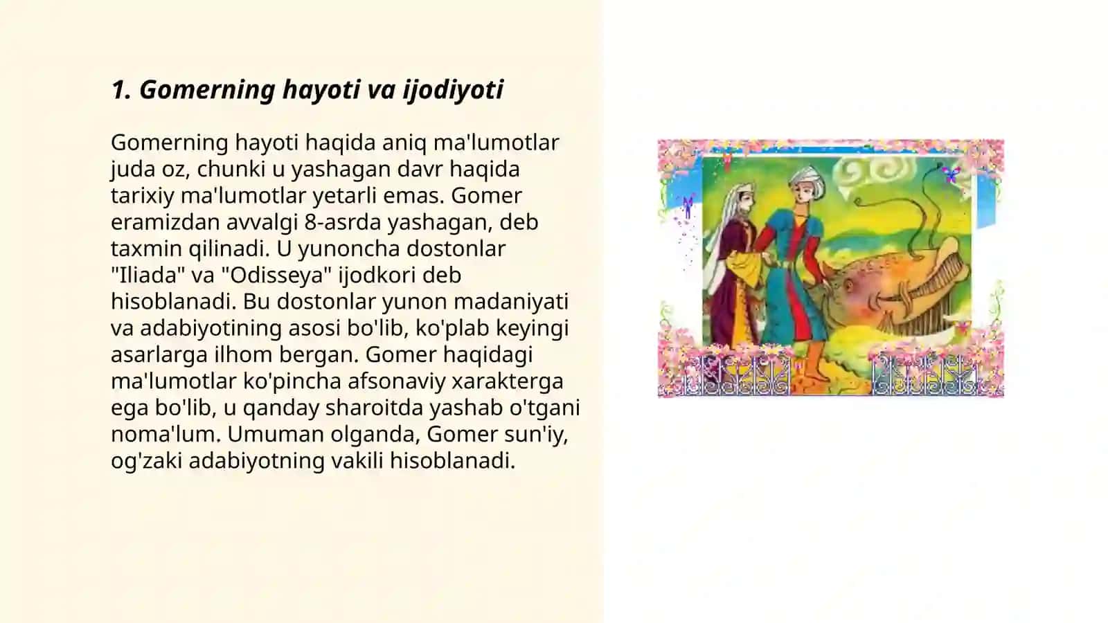 Gomerning Odisseya dostoni 3