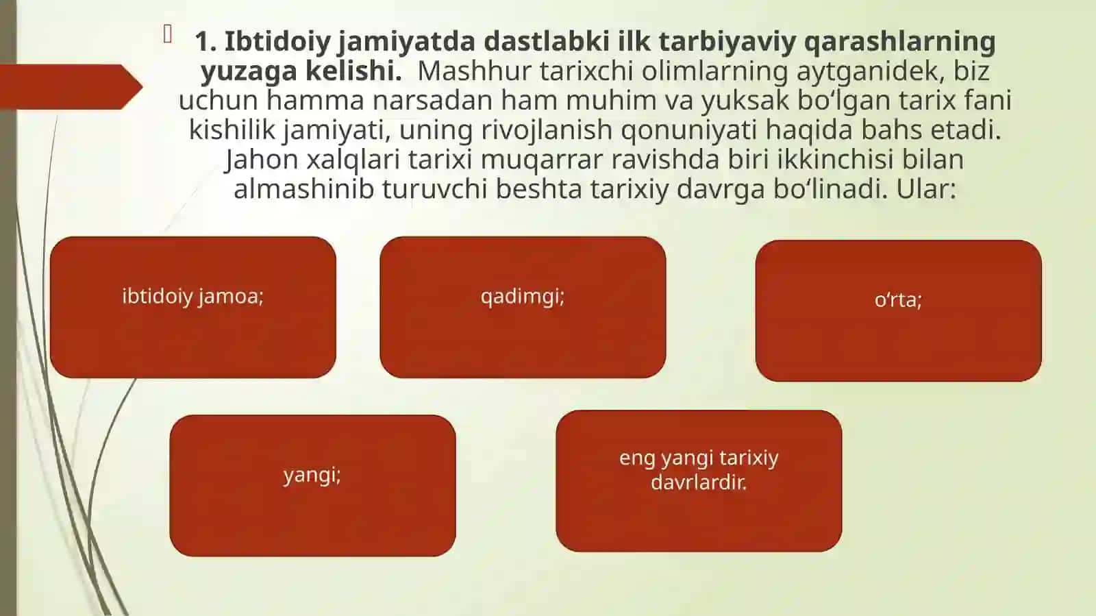TARBIYAVIY JARAYONLAR TO‘G‘RISIDAGI TA’LIMOTLAR, G‘OYALAR VA QARASHLAR 3
