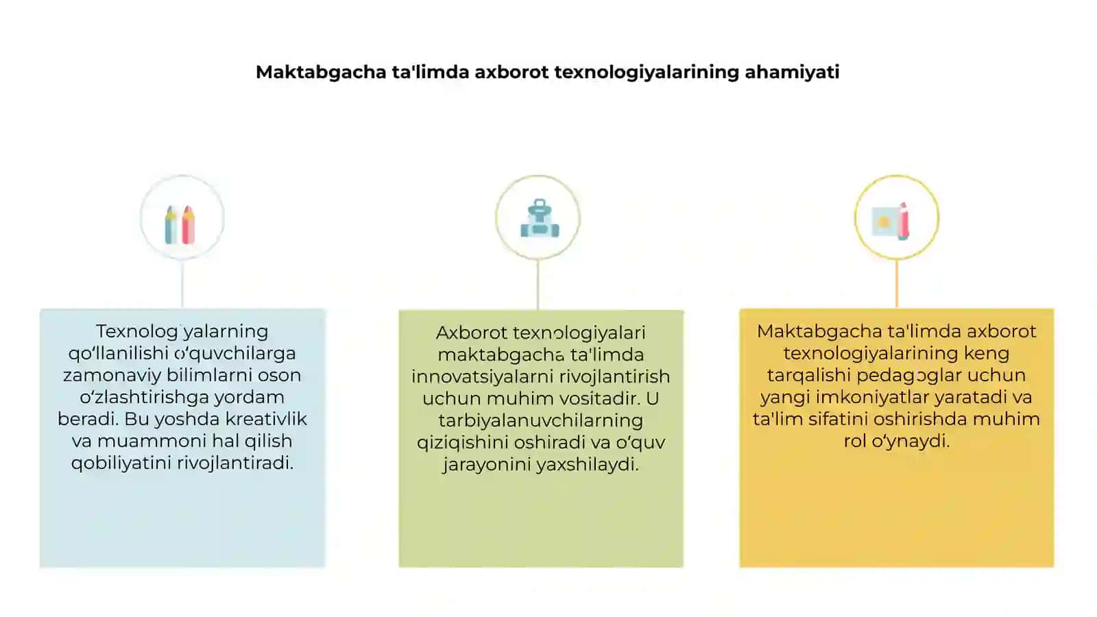 Axborot texnologiyalarini maktabgacha ta'lim boshqaruvida qo'llash 3
