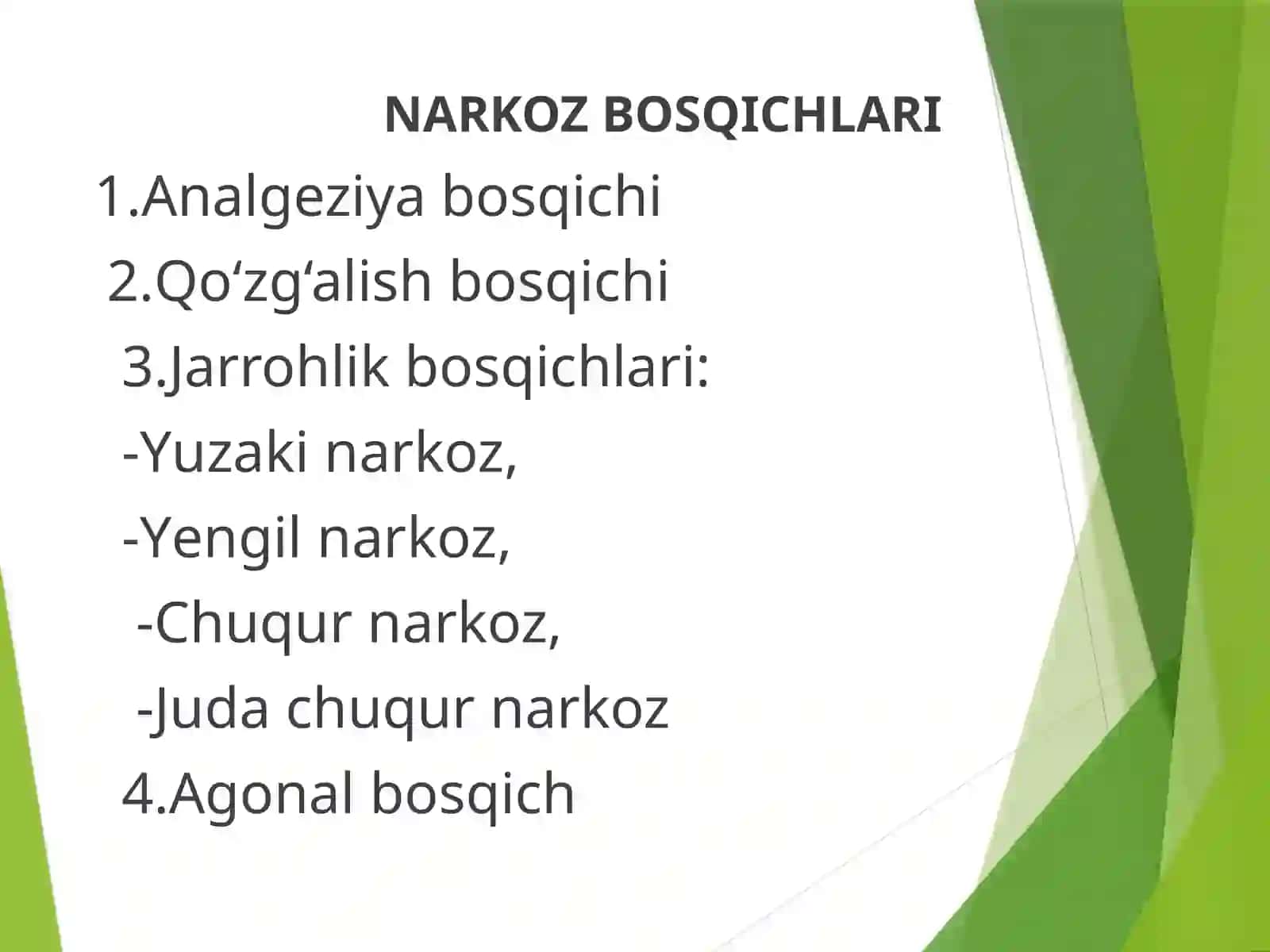Narkozvositalari.Etilspirti.Uxlatuvchivositalar.Alkogolizmvauningasoratlari 3