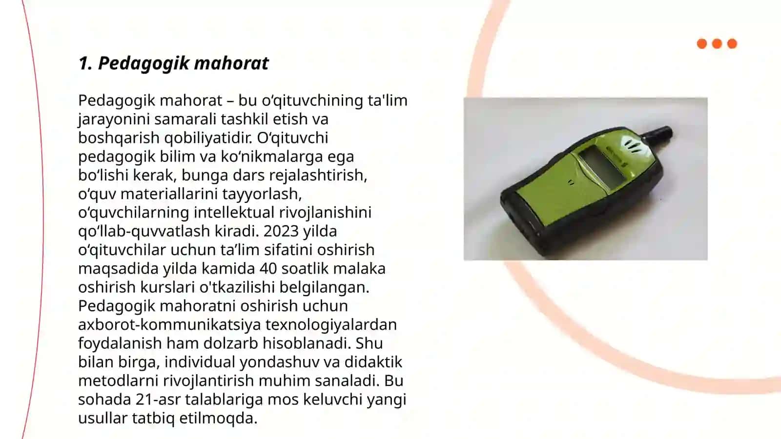 Öqituvchining tarbiyachi sifatida mahorati 3