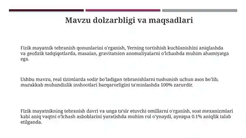 Pruja-nimayatnik tebranish qonunlarini o'rganish 3