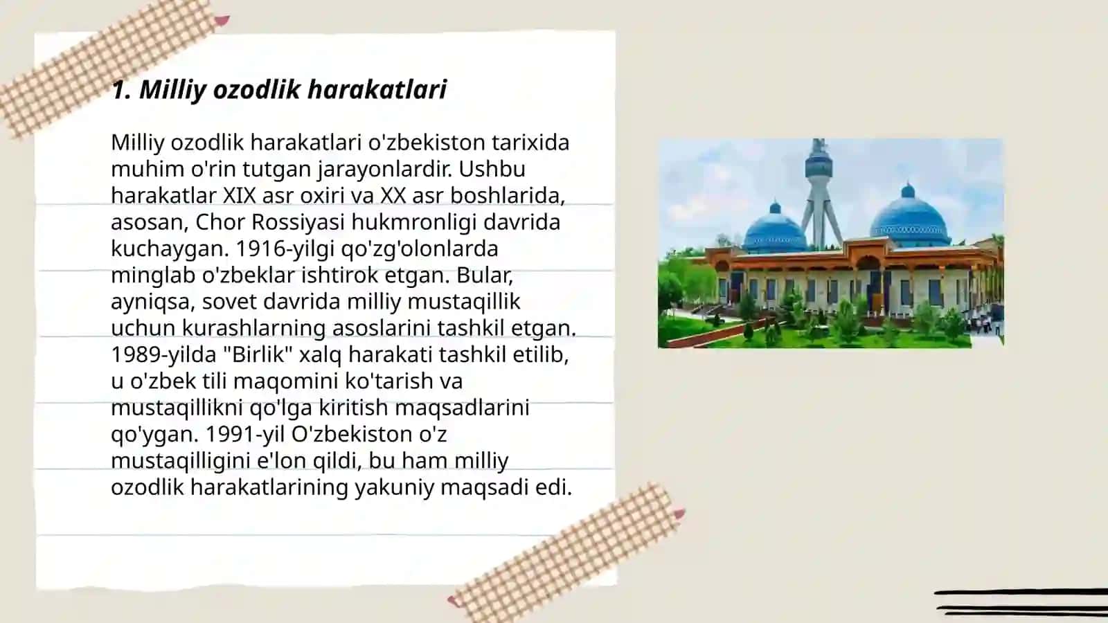 Milliy ozodlik harakatlari 3