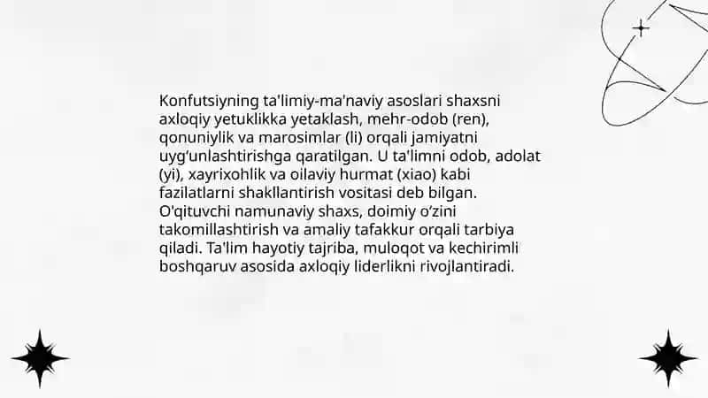 Konfutsiyning pedagogik qarashlari 3