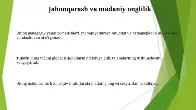 Yangi pedagogik yondashuvlar 3