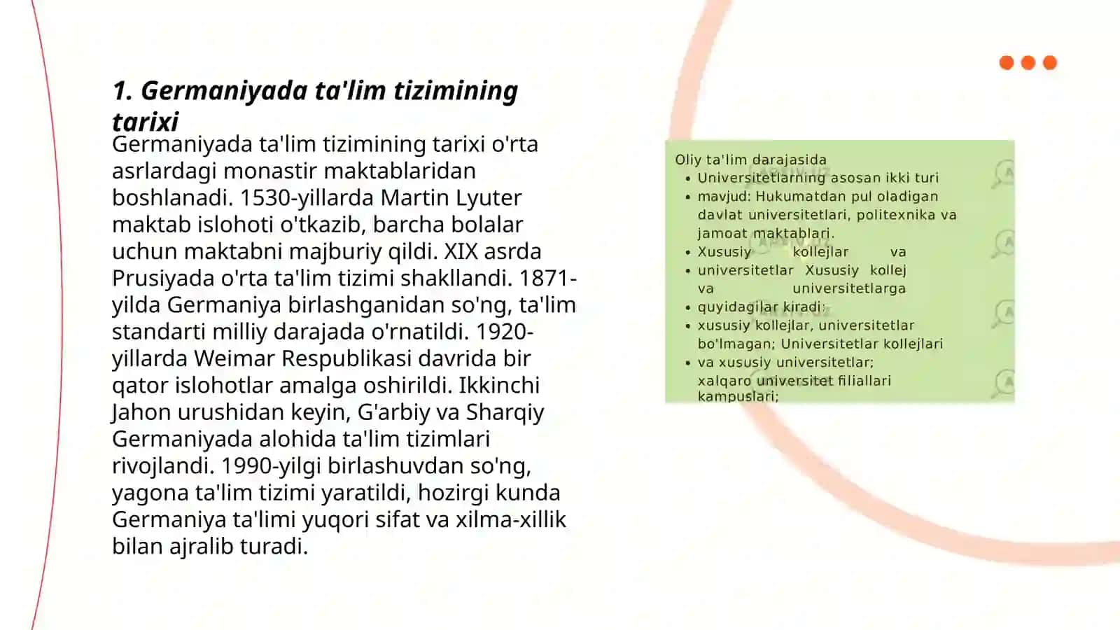 Germaniya ta'lim tizimi 3