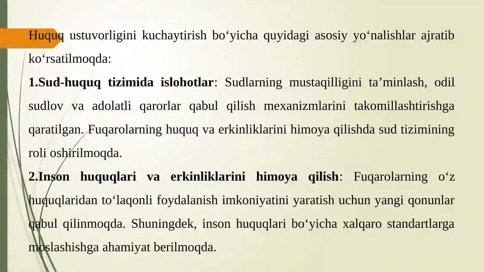 Termiz Davlat Universiteti Yuridik fakulteti Huquqiy bilim 3