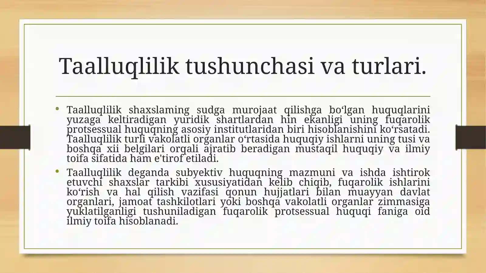 FUQAROLIK ISHLARINING TAALUQLILIGI 3