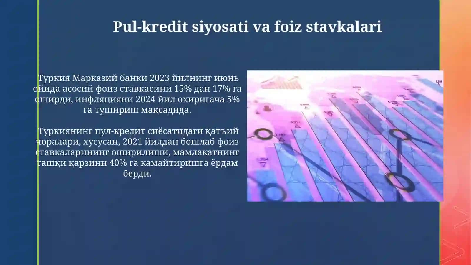 Turkiyaning makroiqtisodiy dinamik koʻrsatkichlarning tahlili 3