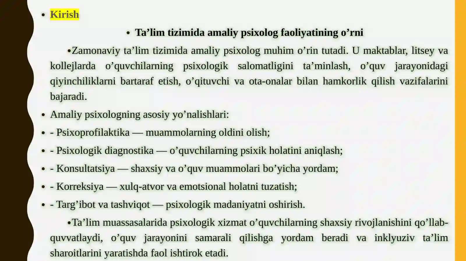 Ta’limda amaliy psixologning etik norma va qoidalari 3