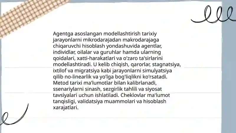 Tarixiy jarayonlarni modellashtirish 3