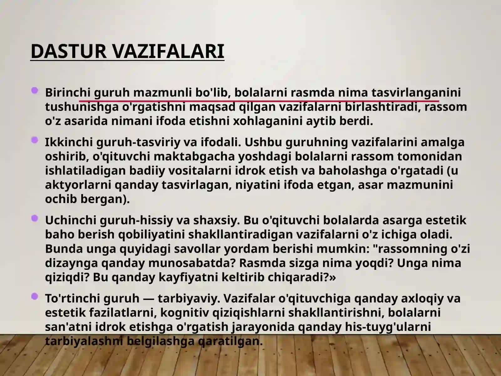 MAKTABGACHA KATTA YOSHDAGI BOLLARNI TASVIRIY SAN'ATASARLARI BILAN TANISHTIRISH USULLARI 3