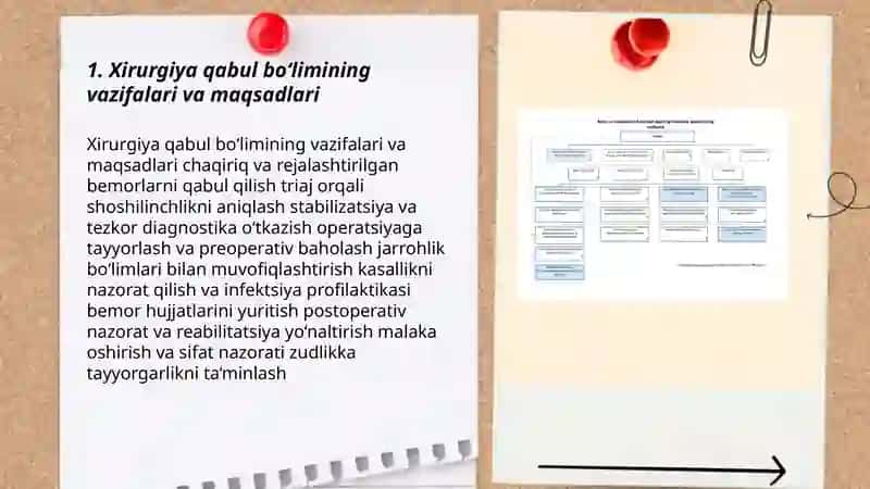 Xirurgiya qabul bo'limi tuzilmasi, vazifalari va uning ishini tashkil qilish 3