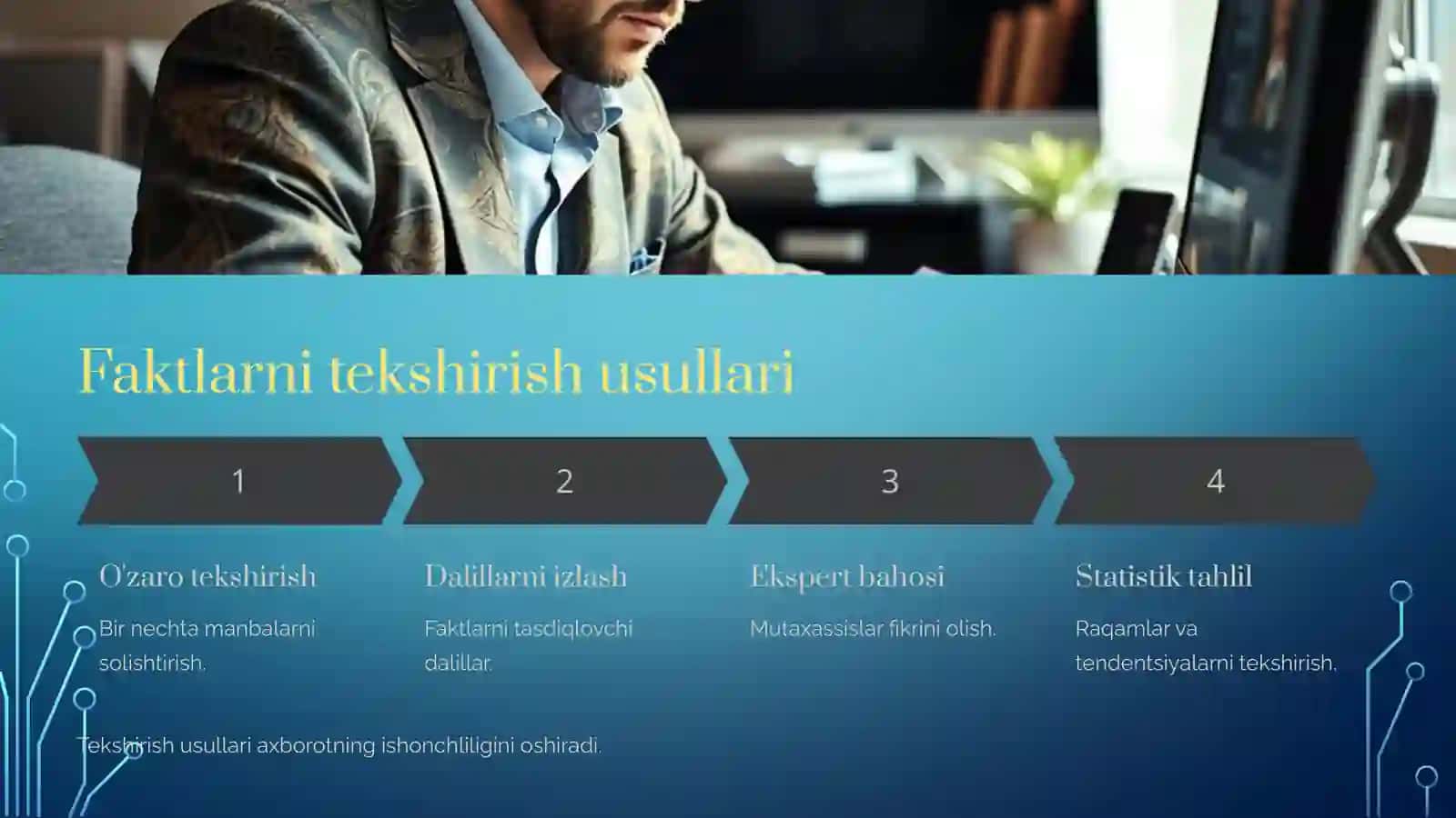 Faktlar tahlilida axborot ishonchliligini baholash 3