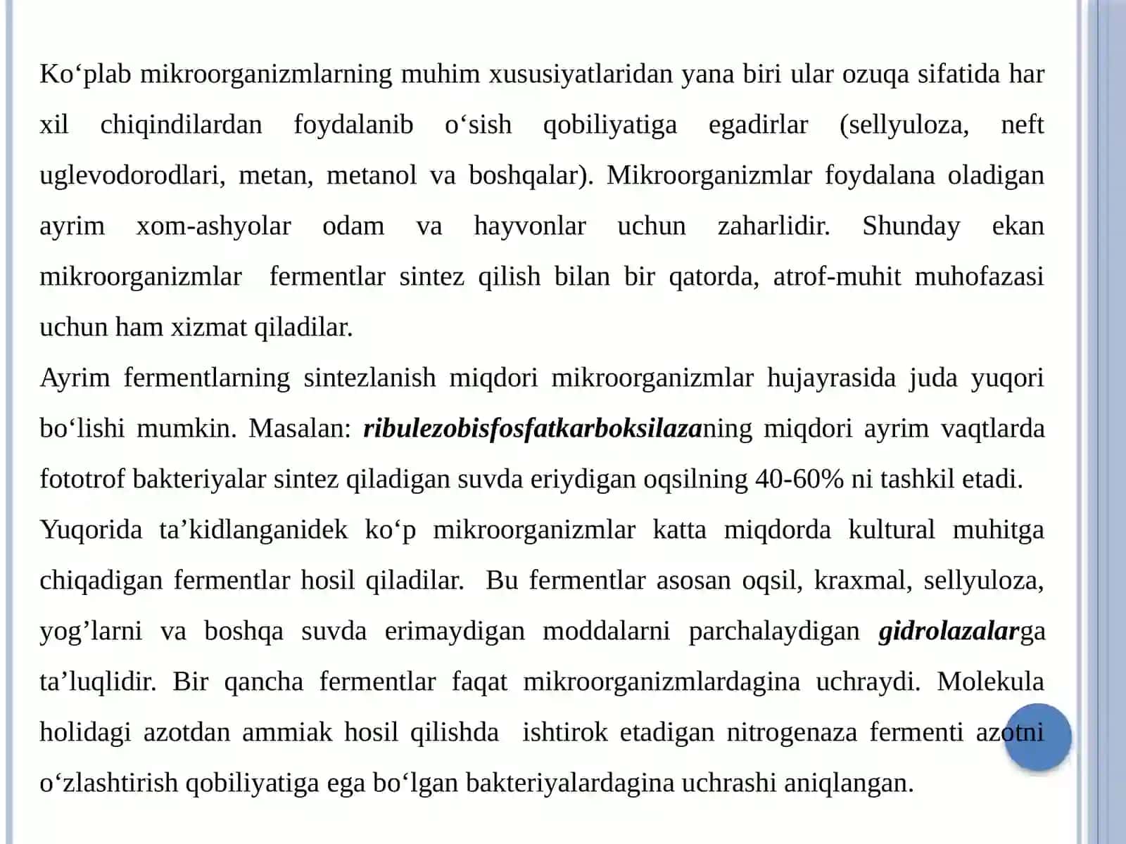 MIKROORGANIZMLARDAN FERMENT OLISHNING ZAMONAVIY USULLARI 3