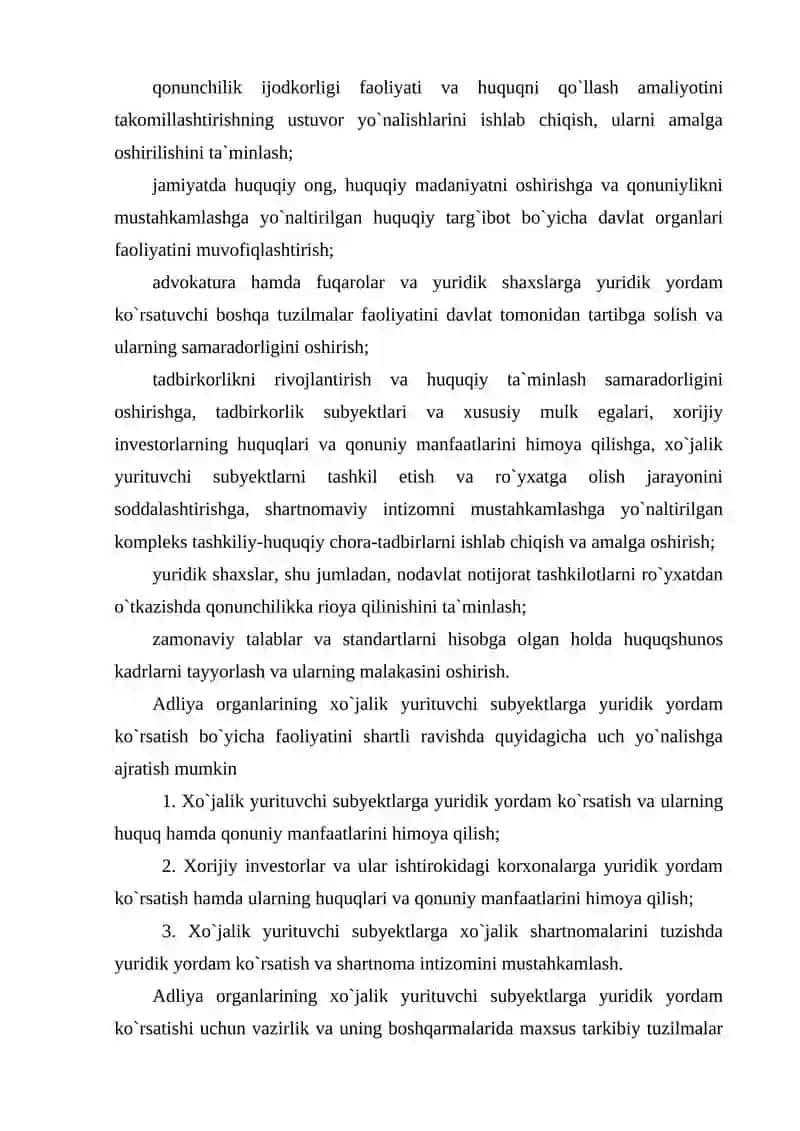 Xo'jalik yurituvchi subyektlar huquqiy asoslari 3