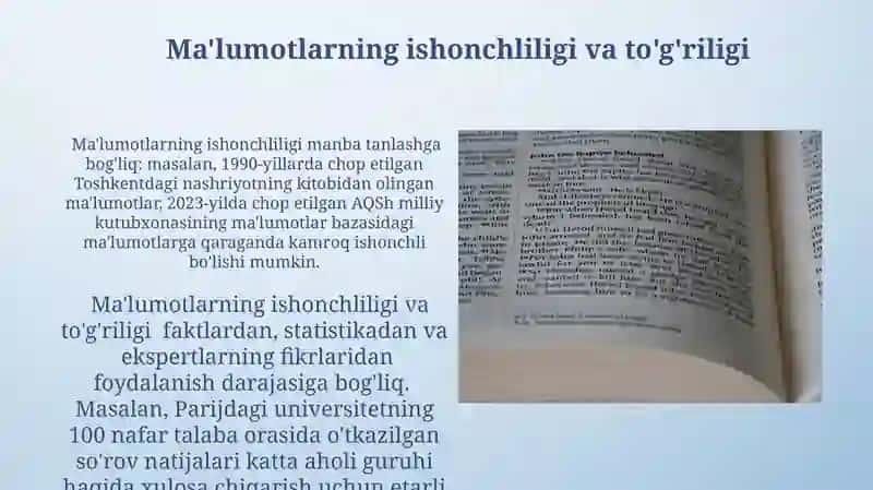 Biblogirafik axborotning asosiy shakllari axborotni yigʻish va uzatish 3