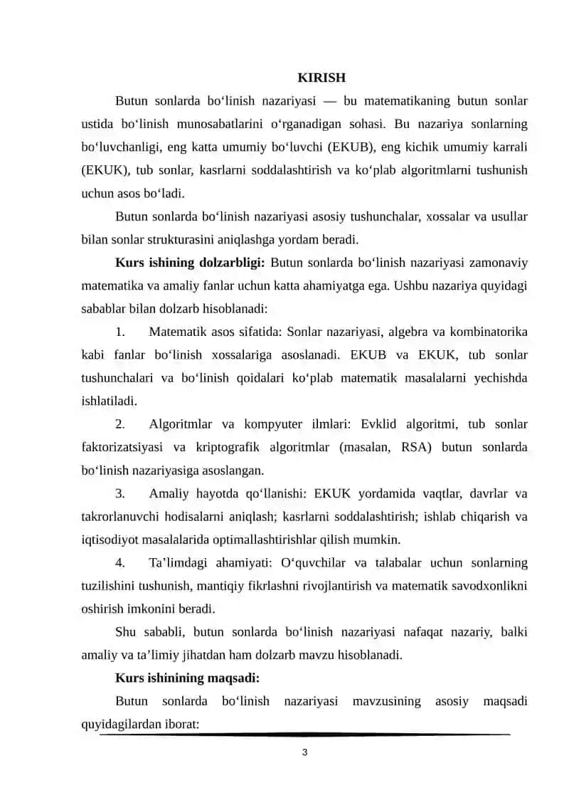 BUTUN SONLARDA BO‘LINISHNING NAZARIY ASOSLARI 3