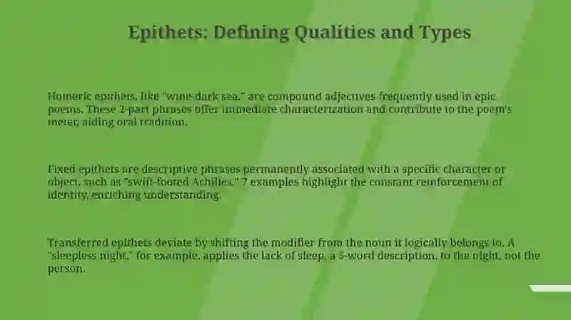 Epithet Oxymoron Hyperbole 3