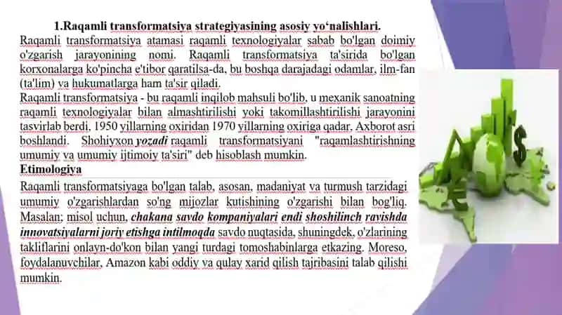 Elektrontijoratdagi moliyaviy xizmatlarning raqamli o'zgarishlari (Digital Transformation) 3