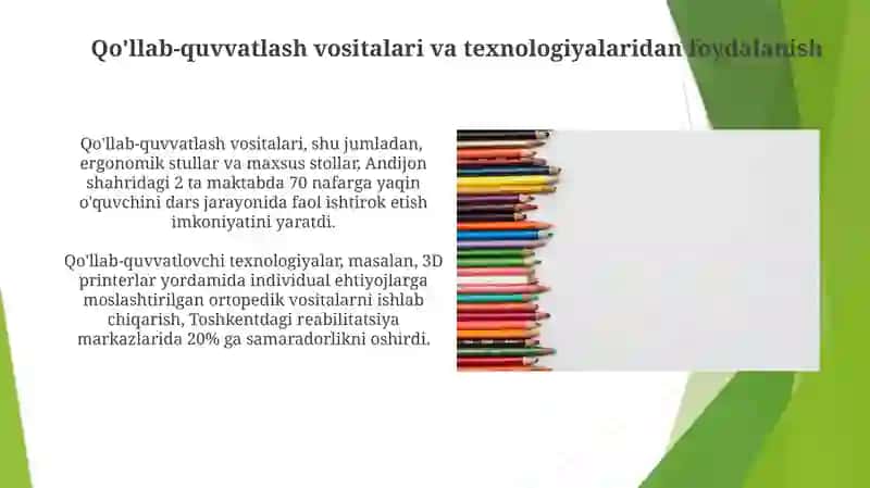 Tayanchharakataparatidanuqsoniboʻlganbolalaruchuninklyuzivtaʼlimstrategiyalari 3