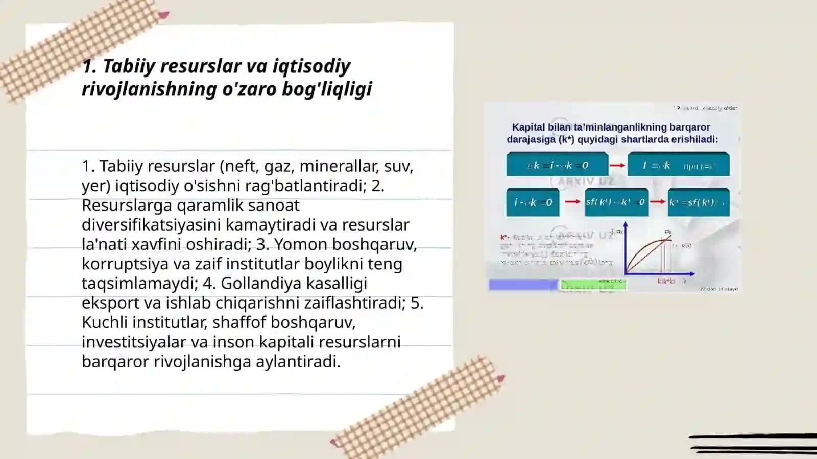 Tabiiy boyliklar: Nega baʼzilar rivojlanib baʼzilar qashshoqlikka botmoqda? 3
