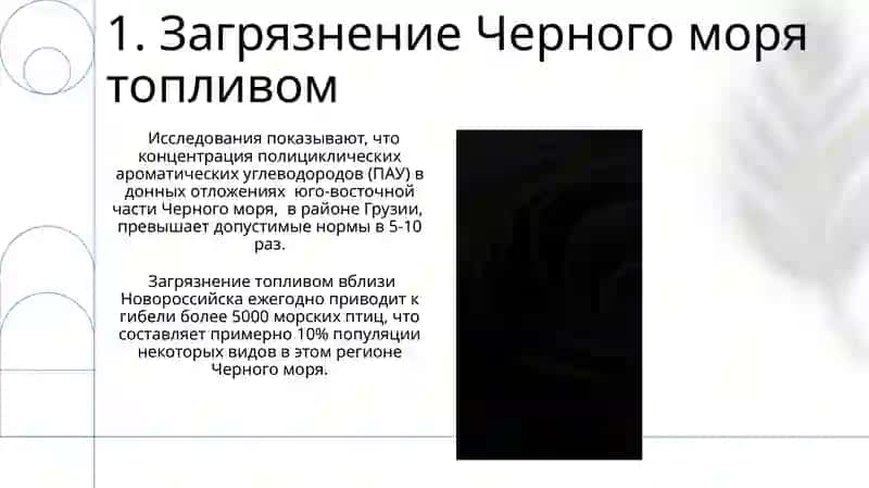 Черное море мазут экология 3