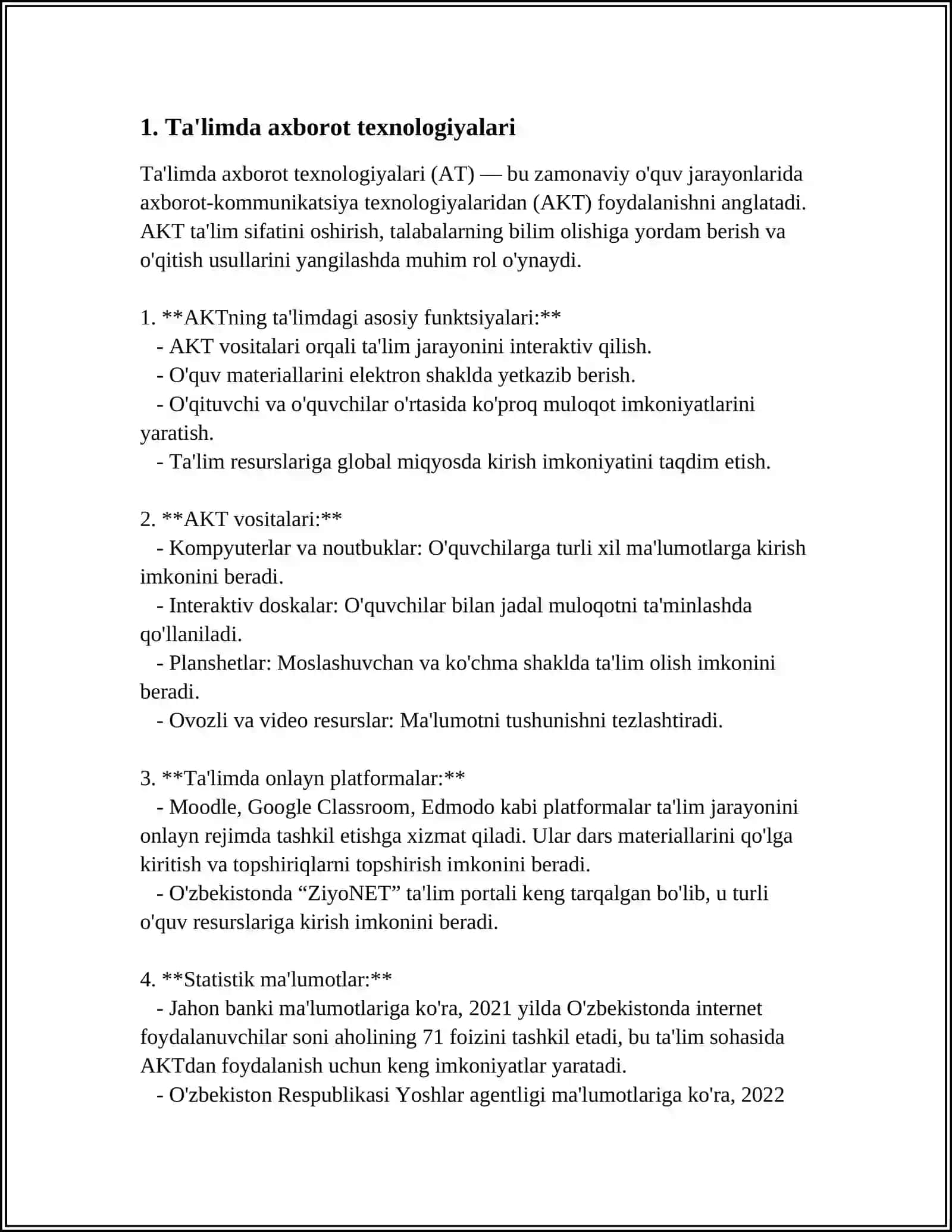 Ta'limda axborot texnologiyalari 3
