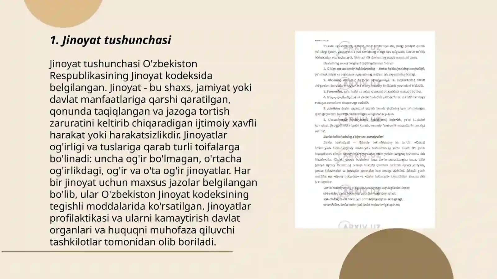 Jinoyat tushunchasi va uning belgilari 3