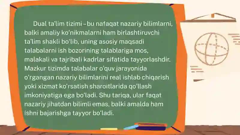 Professional taʼlimga dual uqitish tizimini tatbiq etish 3
