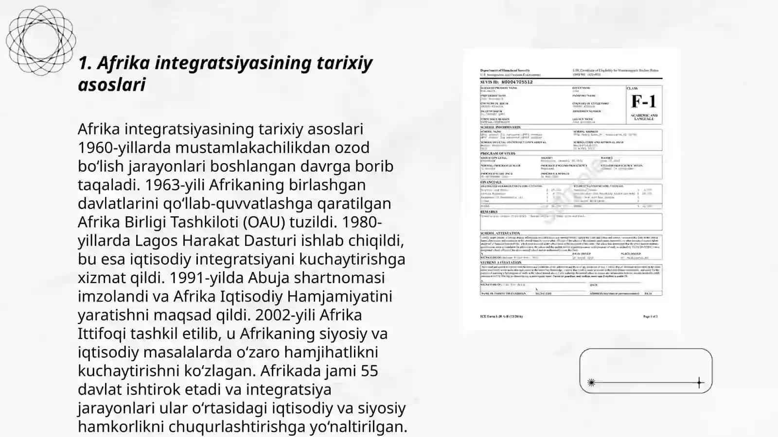 Afrika qiyasida intigratsiyamunosabatlarining shakllanishi va rivojlaniah tendensiyalari 3