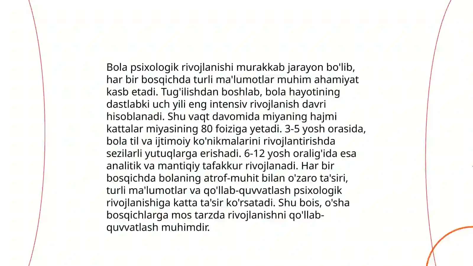 Bola psixologik rivojlanishi 3