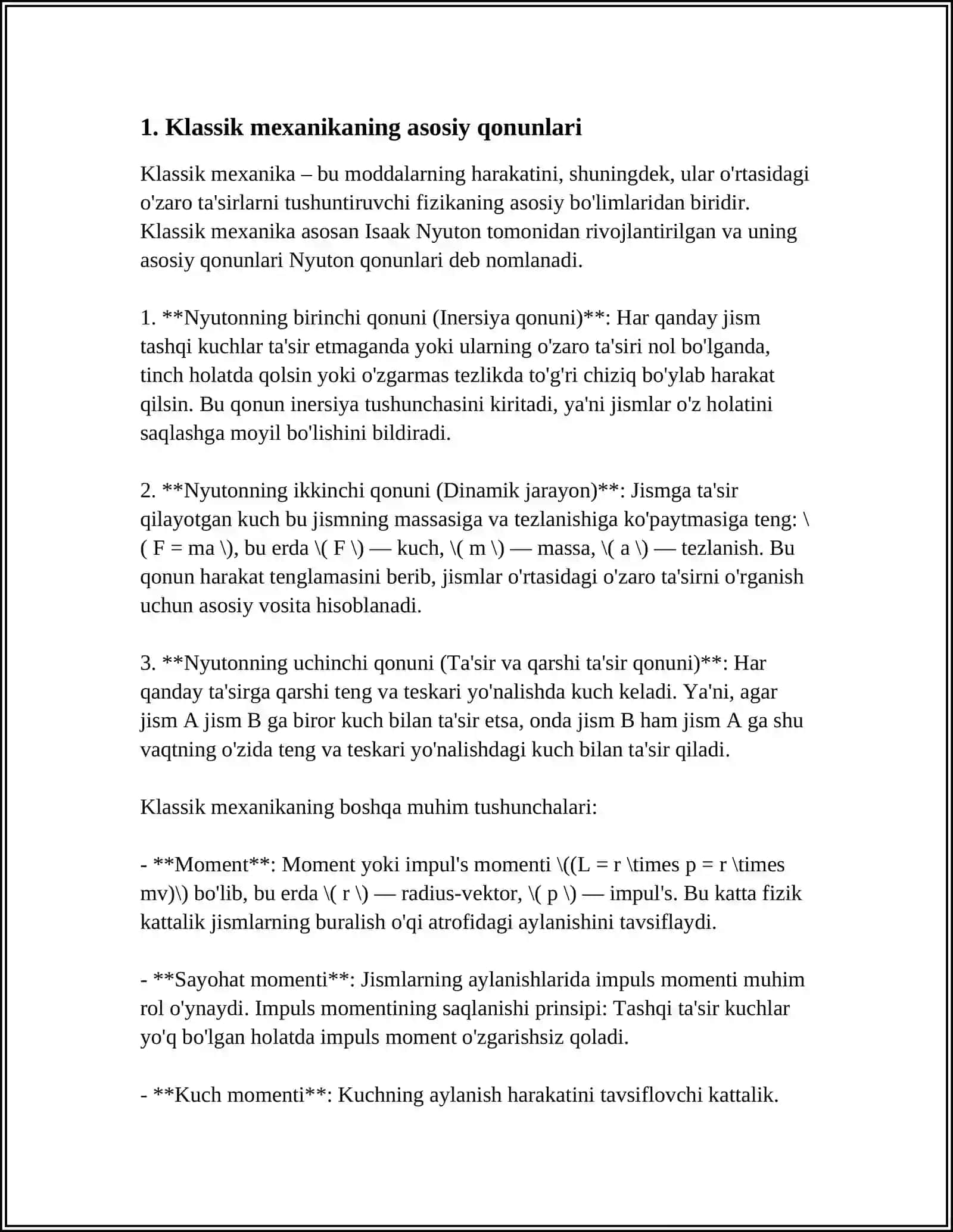 ANALITIK MEXANIKA 3