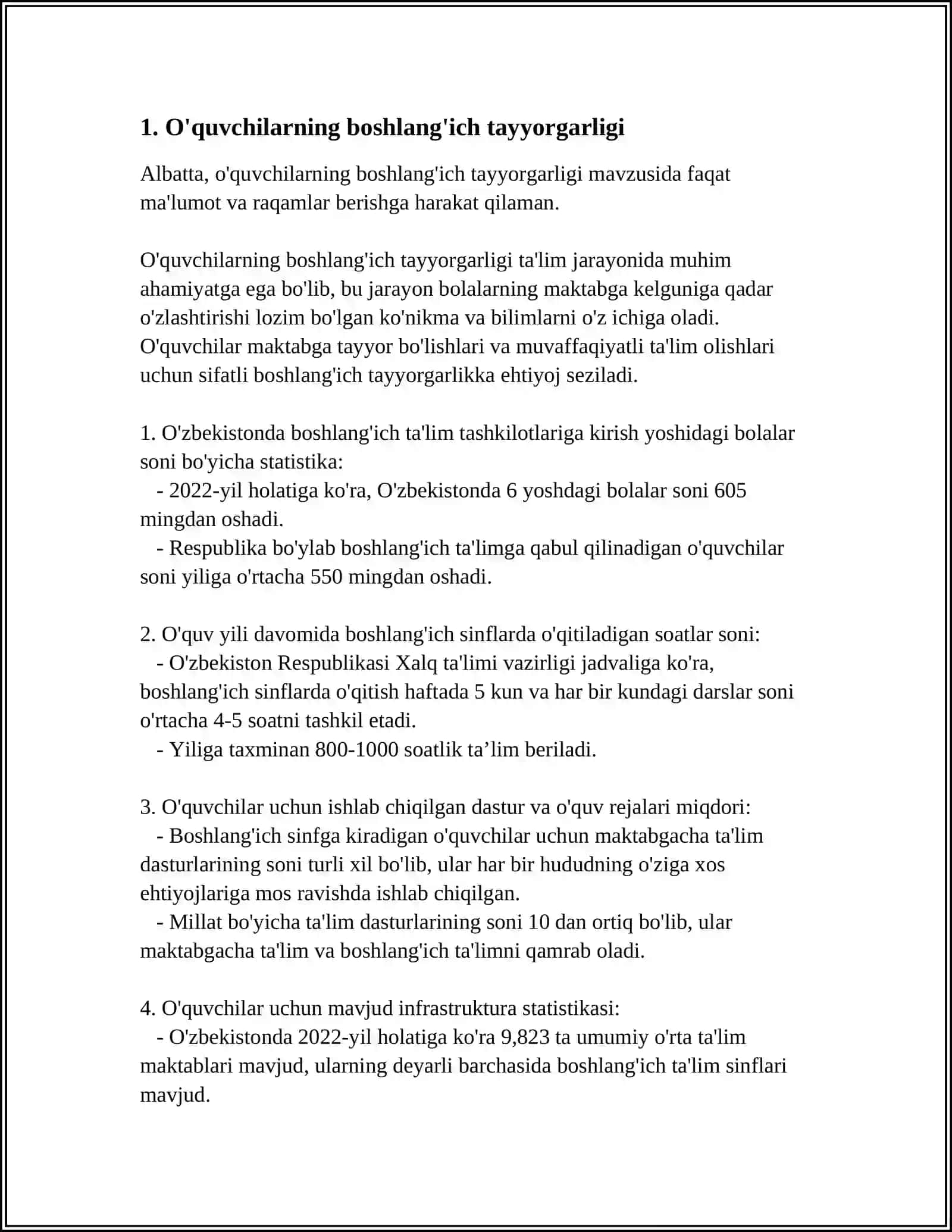 OZUQA ACHITQILARINI TAYYORLASH 3