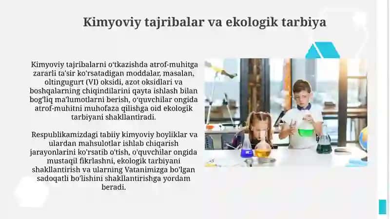 Kimyo ta'limining ekologik jihatlari 3