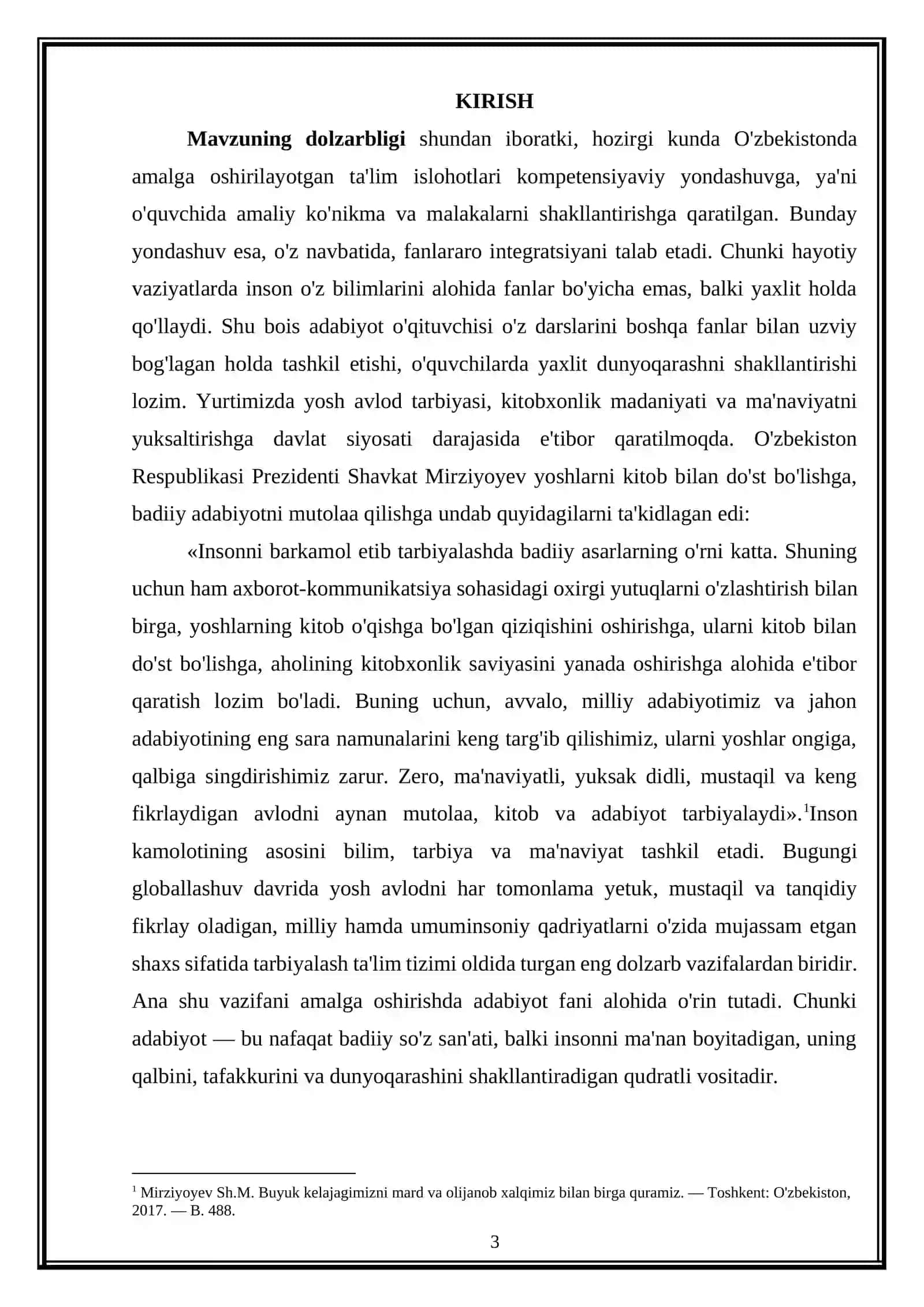 Adabiyot darslarida fanlar aro bog'liqlik 3