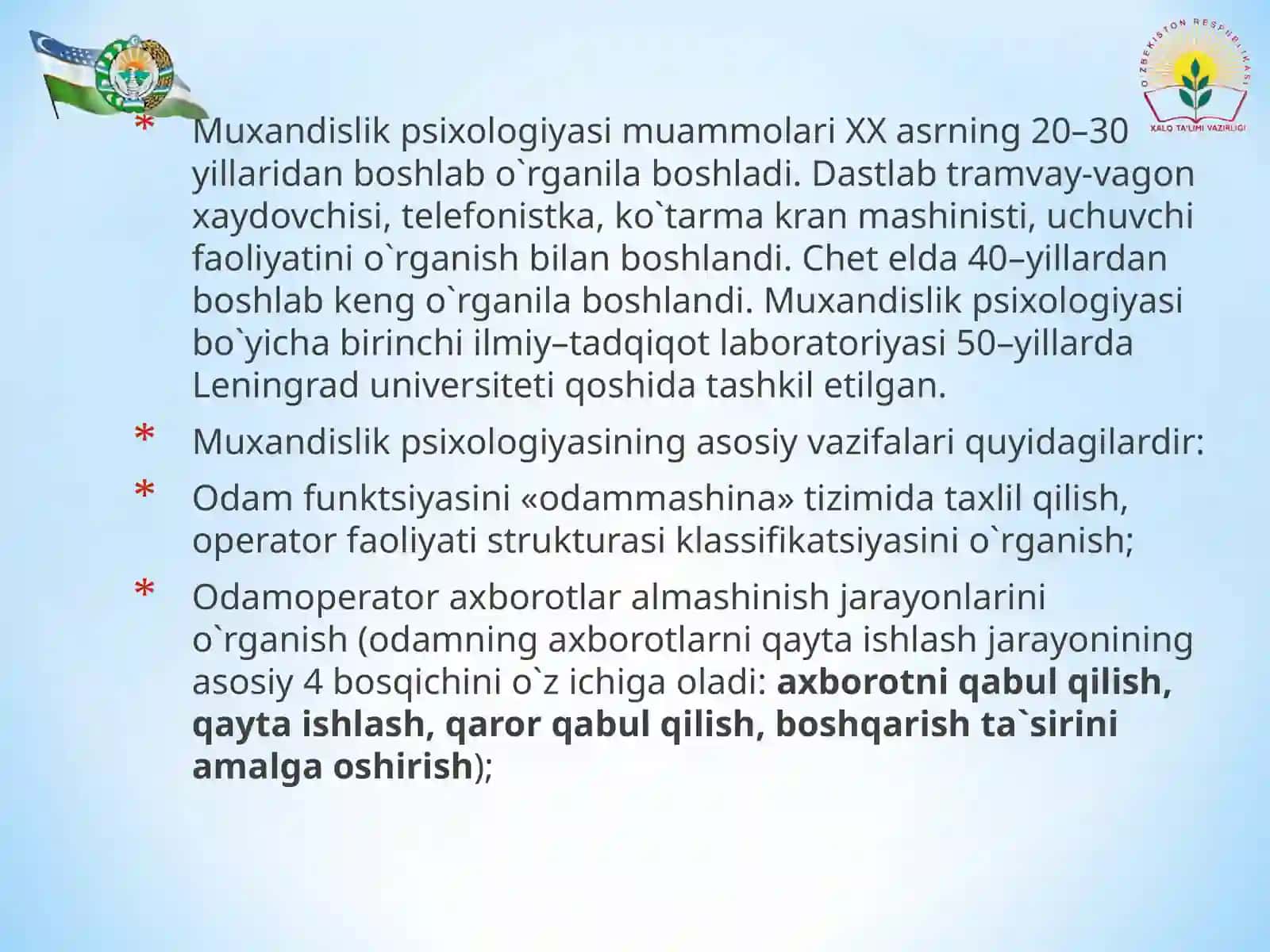 Kasb psixologiyasi mutaxasislik fan sifatida 3