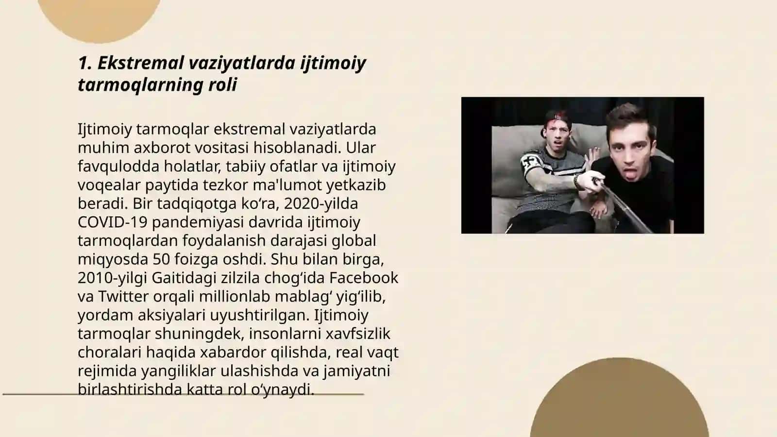 Ekstremal vaziyatlarni ijtimoiy tarmoqlarda yoritilishi 3