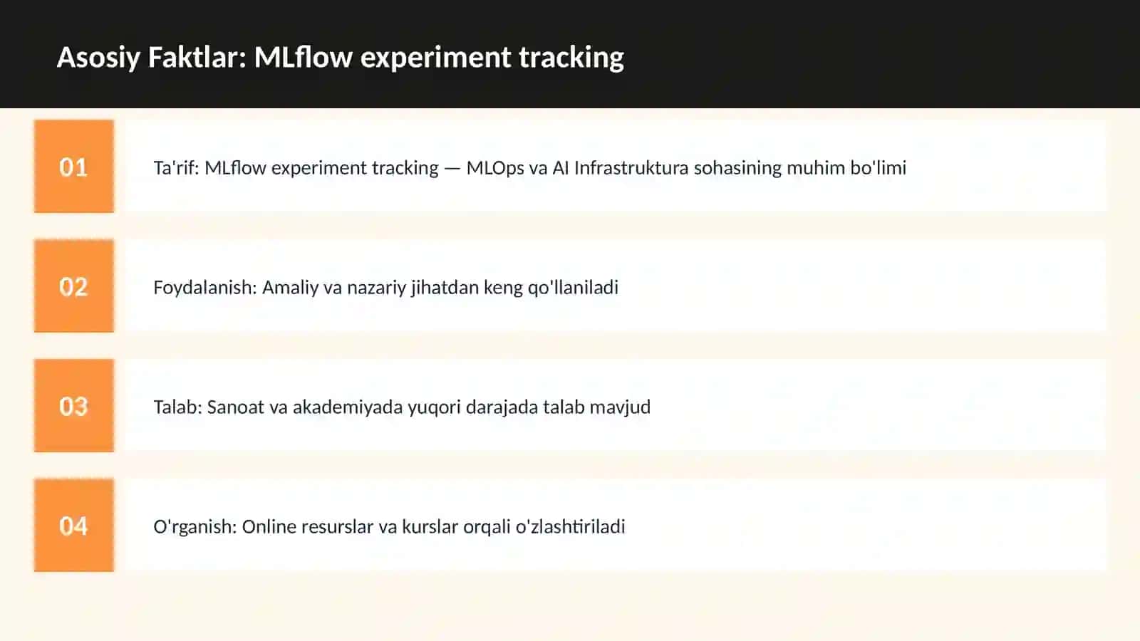 MLflow experiment tracking 3